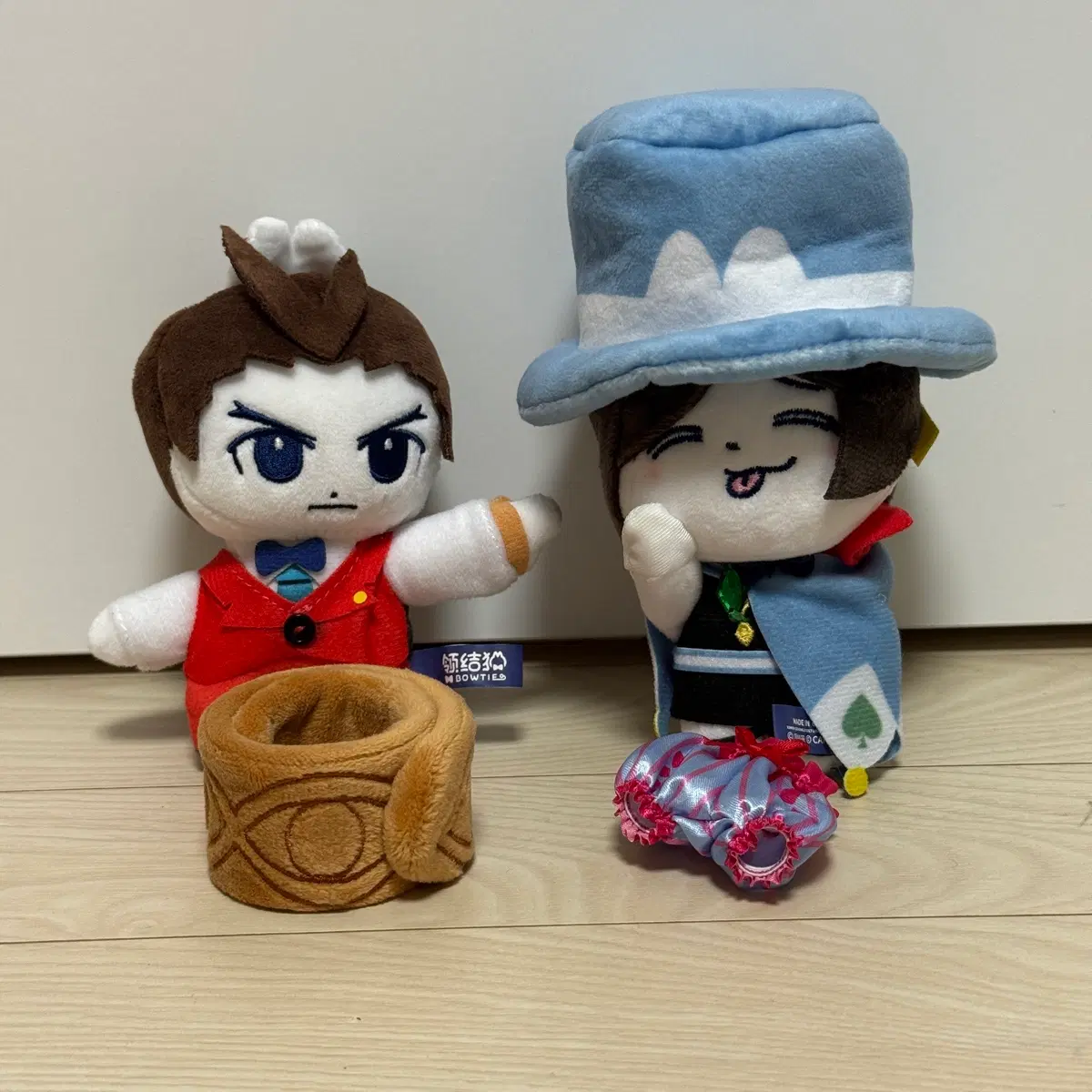 역전재판 오도로키 미누키 보타이캣 인형 누이