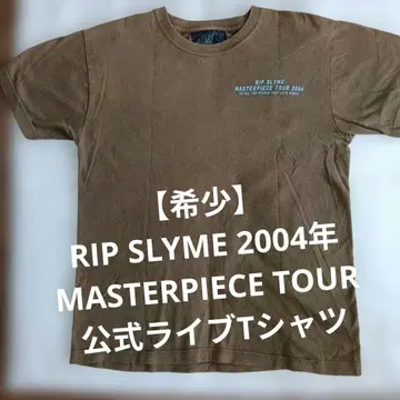 RIP SLYME 립슬라임 2004 MASTERPIECE TOUR