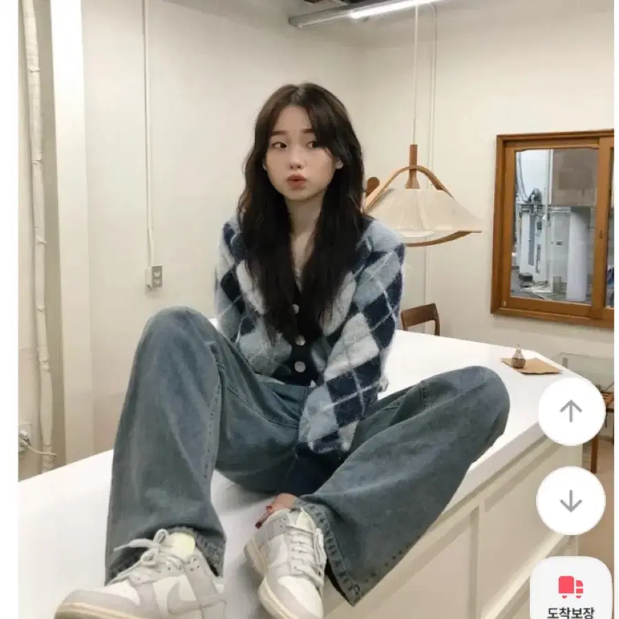 새상품)영앤리치 울 30% 앙고 아가일-cd
