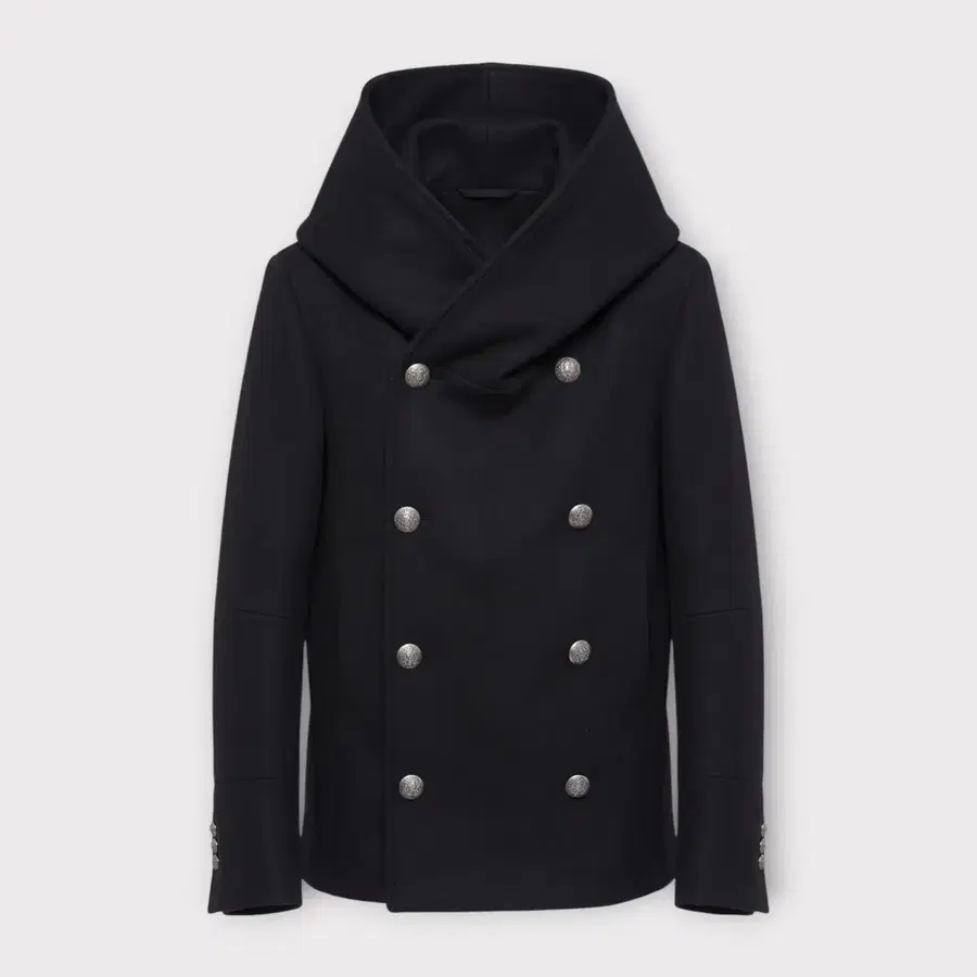 3/ 발망 15-16FW 은장 후드 피코트 자켓
