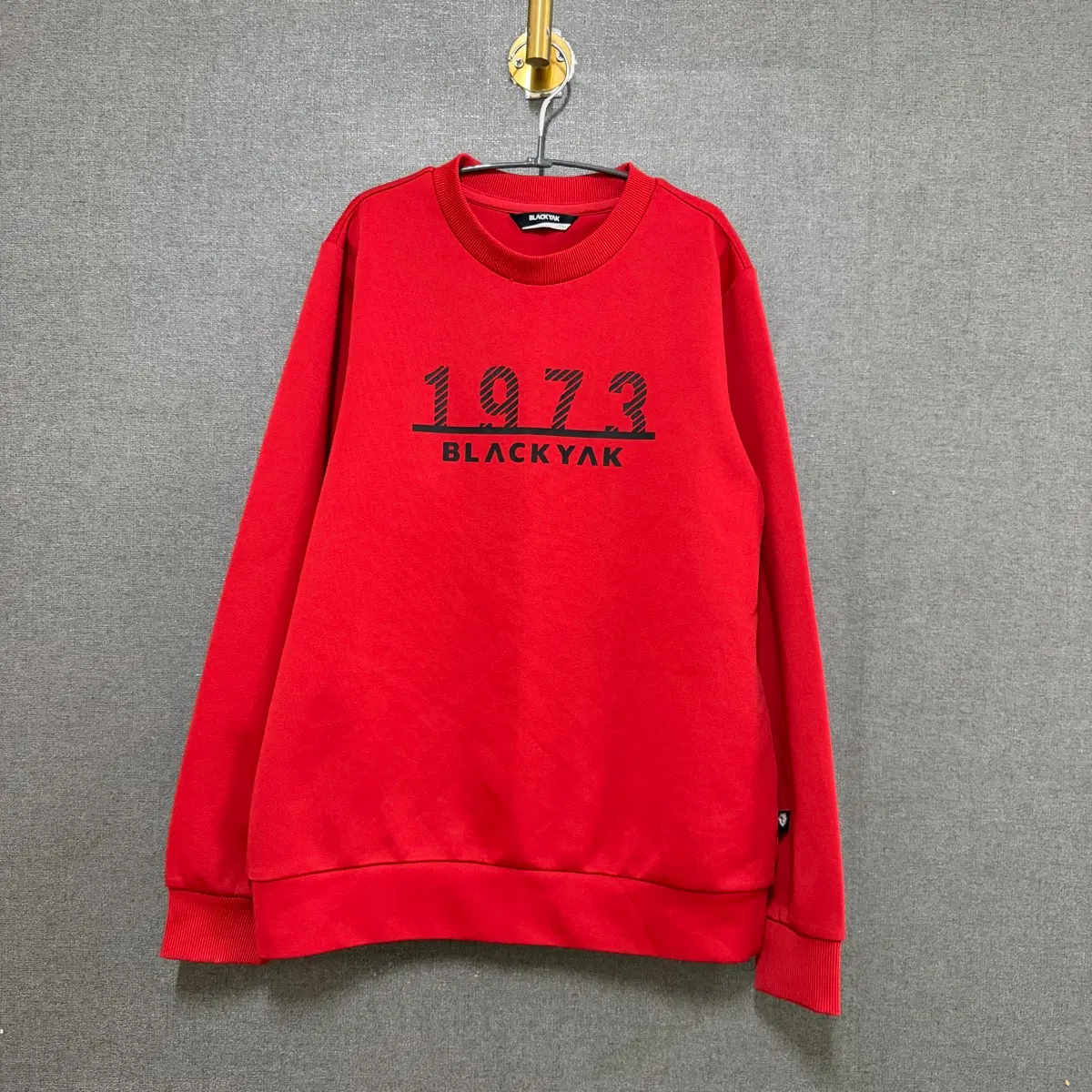 블랙야크 키즈 155 주니어 맨투맨 티셔츠 레드 BO2867