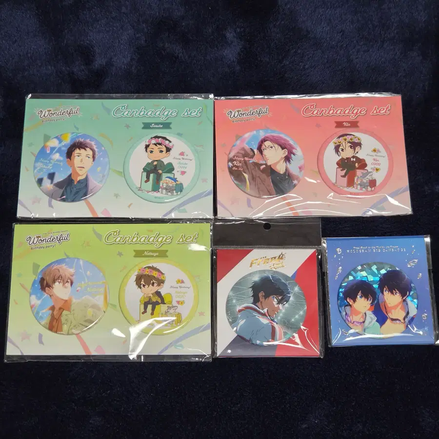 애니 Free! 생일 / 극장판 기념 뱃지 판매합니다!