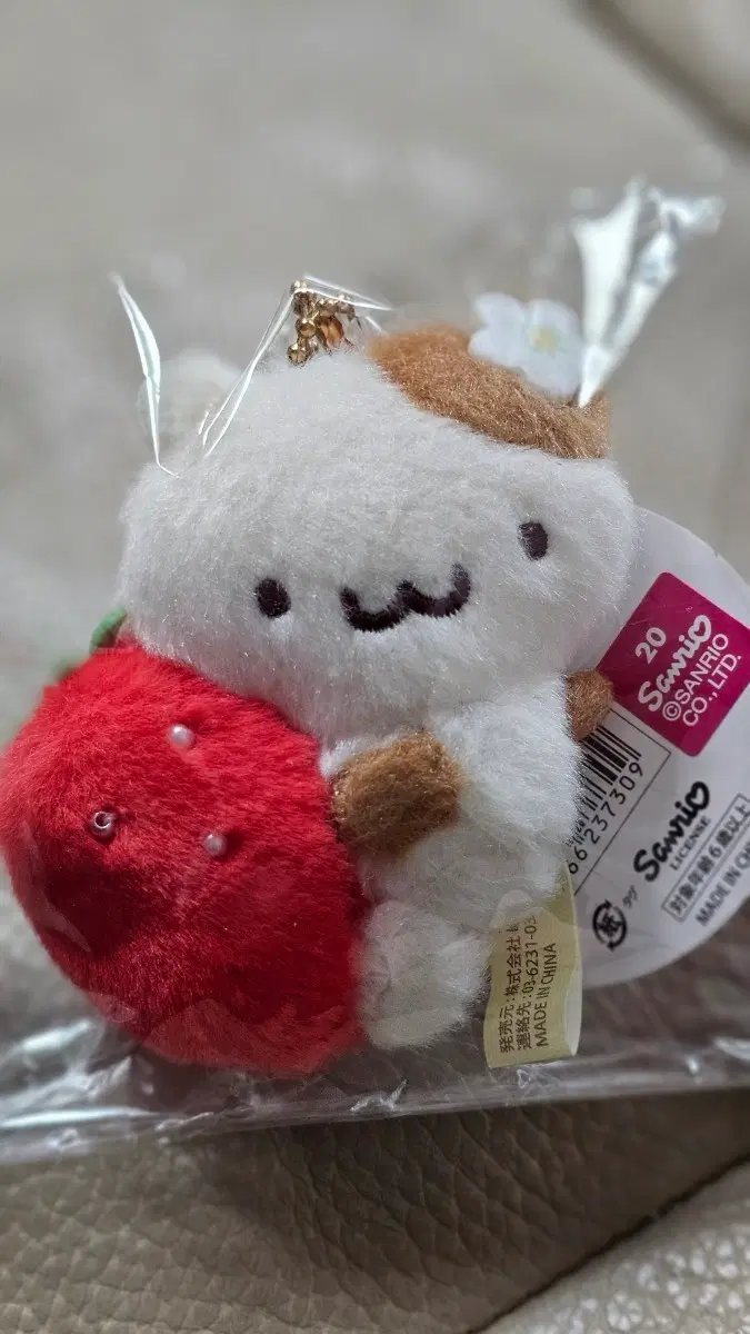 머핀딸기 인형