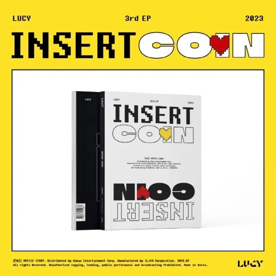 LUCY 루시 인서트코인 미개봉 앨범
