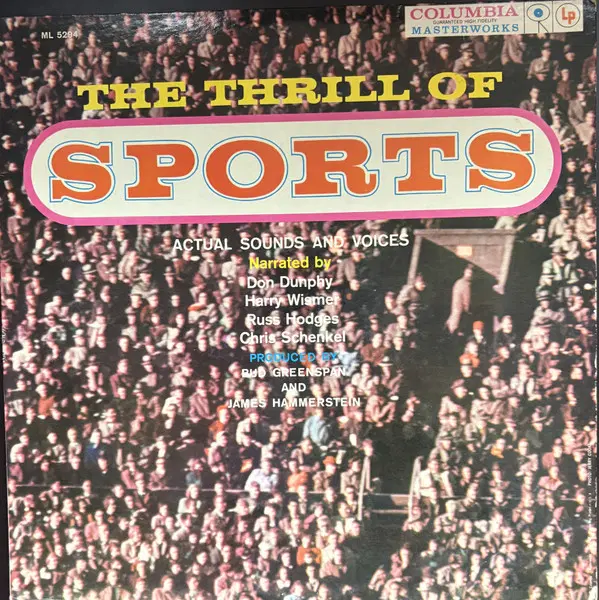 Various The Thrill Of Sports 이색음반 lp
