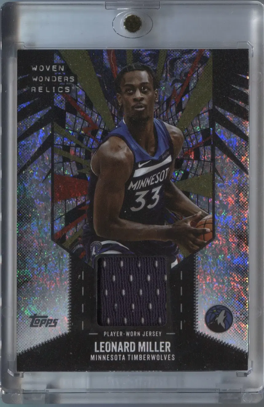 Topps 레오너드 밀러 패치카드(자케배송)