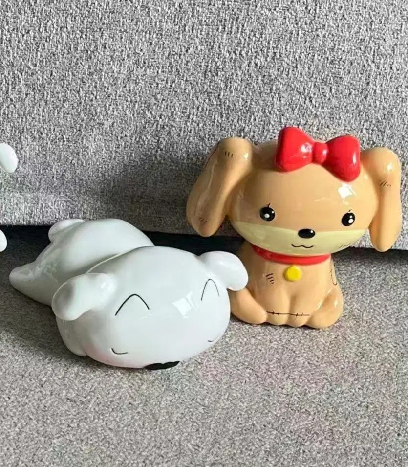 짱구는 못말려 흰둥이&흰둥이가 주워온 인형 피규어 세트