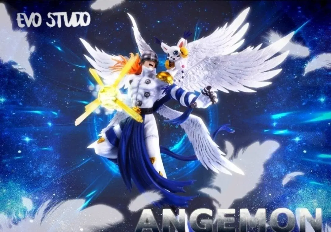 Evo 엔젤몬 피규어 (디지몬 레진피규어)