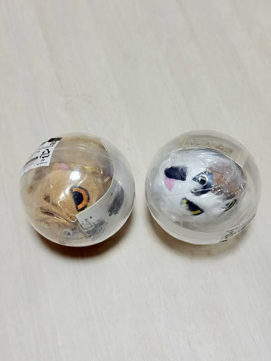 나츠카나이 네코 경계하는 고양이 화난 고양이 누이 인형 키링 가챠 삼색