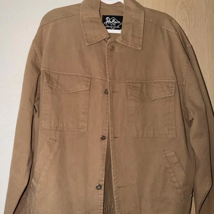 ReBorn by HS Canvas Work Jacket (Brown)