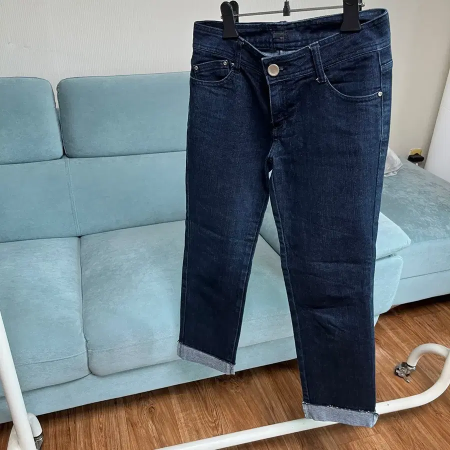 카프리진 여성 청바지