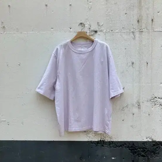 XL) 카미엘포트젠스 빅 티셔츠 헤비 저지 퍼플