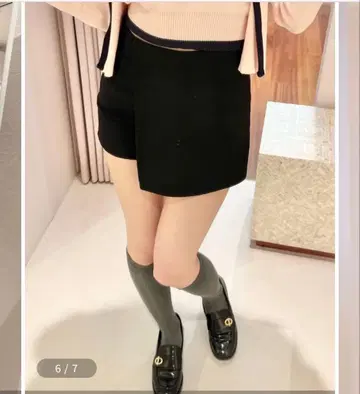 ROUGE by POMME d'amour 미니 스커트 블랙