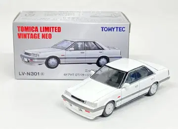 토미텍 TOMICA LIMITED VINTAGE NEO 닛산 스카이라인 4도어 HT GT 파사지 트윈캠 24V (87년식)(화이트) LV-N301a