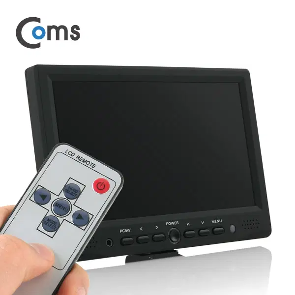 딜러가격(새상품)[BUA017] Coms CCTV LCD 모니터 ( 7형 LCD ) / HDMI / RGB 단자