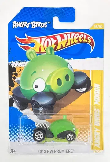 MATTEL 2012 HW PREMIERE 35/50 HOT WHEELS ANGRY BIRDS MINION 35/247
