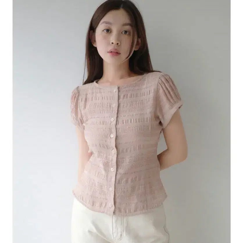 유제 링클블라우스 m