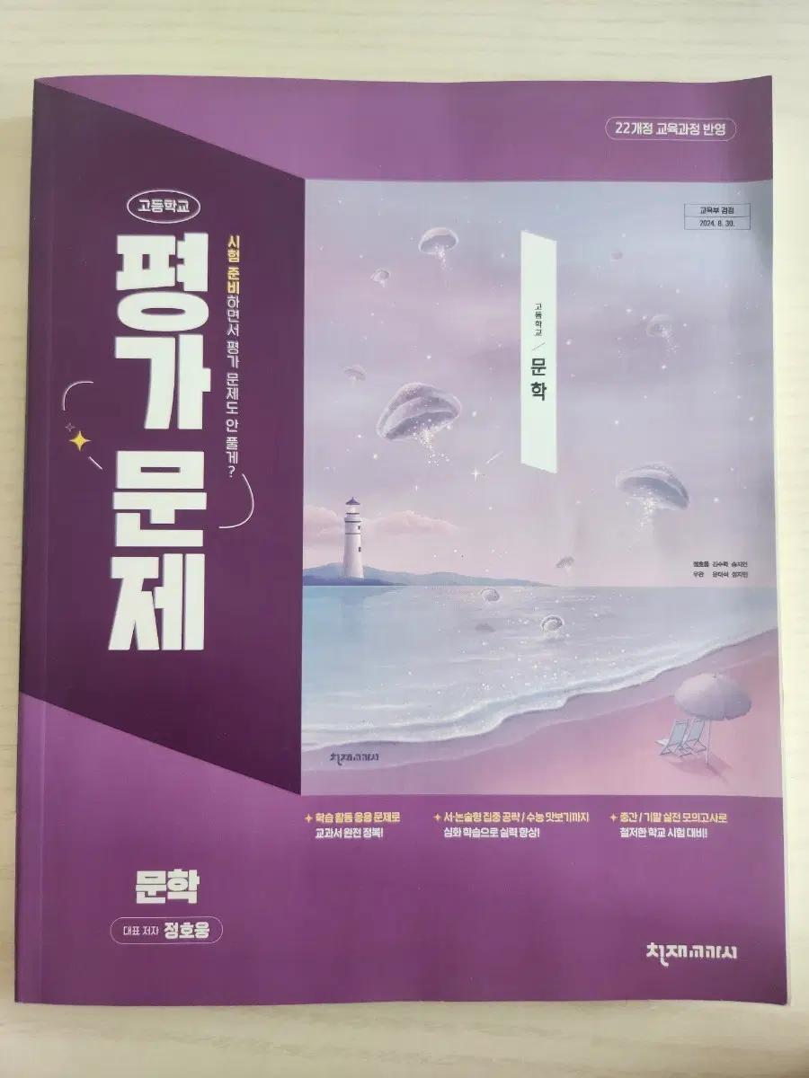 고등학교 천재 문학 평가문제집 (정호웅)