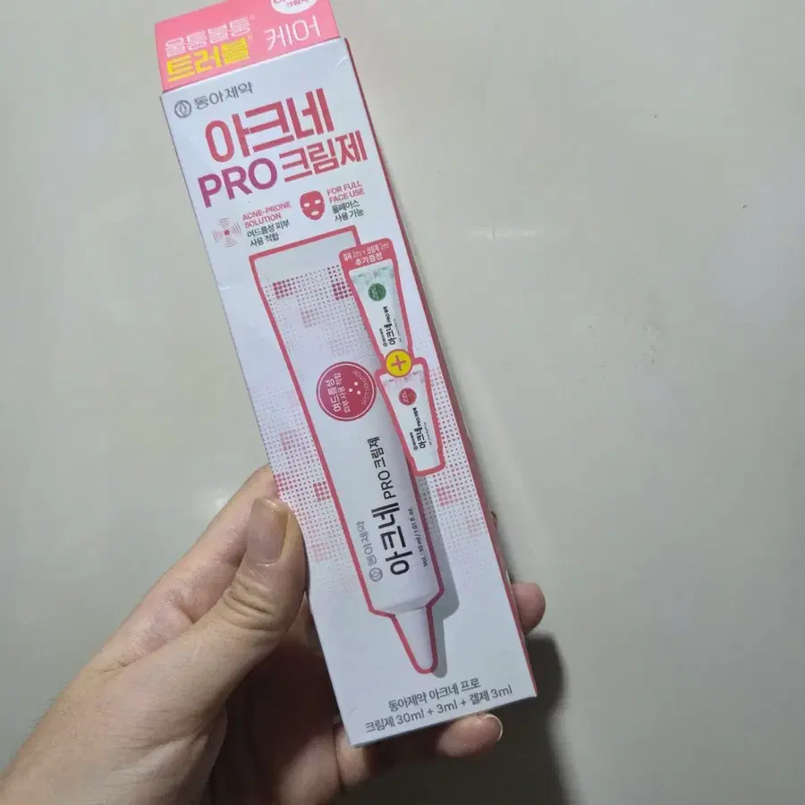 동아제약 아크네 프로 겔제 30ml 기획(+3ml+크림제3ml)