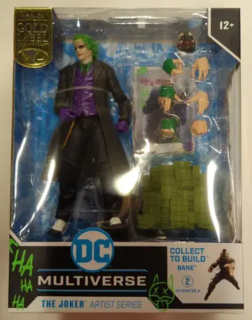 McFARLANE TOYS DC 멀티버스 골드 라벨 컬렉션 다크 나이트 라이즈 조커 아티스트 시리즈 7인치