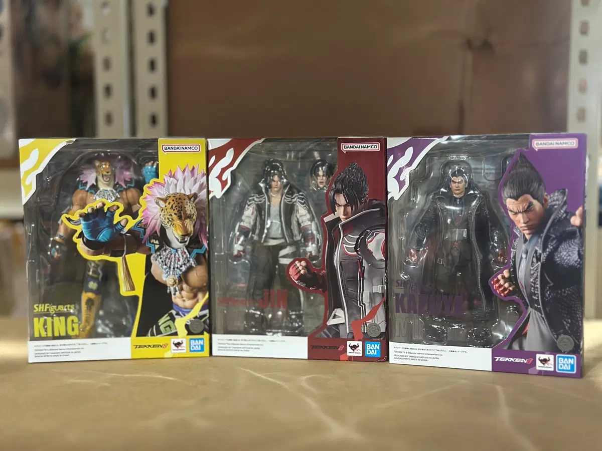 철권 SHFiguarts 철권8 피규어 킹/진/카즈야
