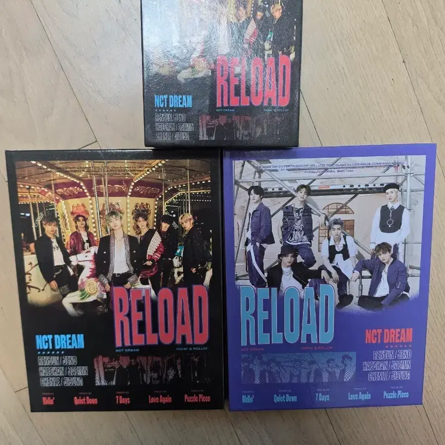 NCT DREAM RELOAD 앨범 3종 세트