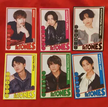 SixTONES THE VIBES 오리지널 포토 카드 6종 세트