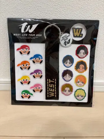 와펜 15개와 스트랩 1개 세트입니다 WEST. 와펜 씰