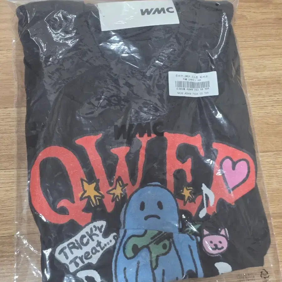 qwer wmc콜라보 티셔츠
