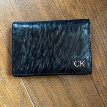 Calvin Klein CK 가죽 카드 케이스 명함지갑