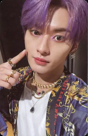 StrayKids JEWEL CASE반 LeeKnow ODDINARY 보라색