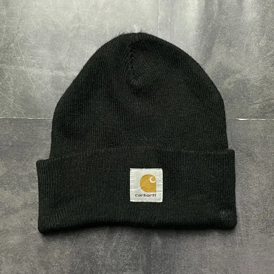 CARHARTT 칼하트A18 블랙 커프드 니트 비니 A01369