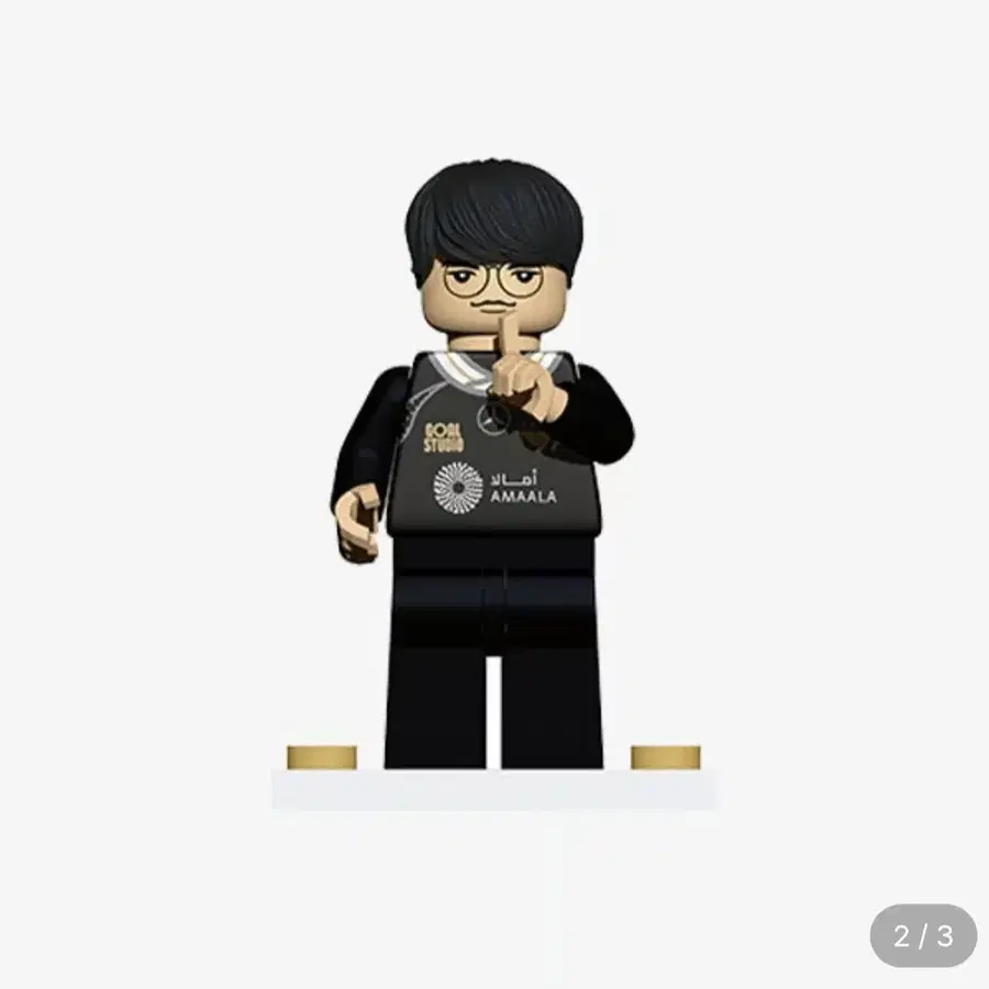 T1 2025월즈챔피언 브릭피규어 페이커