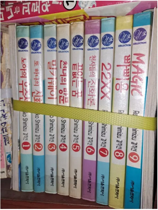 Shimizu Reiko 걸작선 (시미즈 레이코 걸작선) 1-9 완 /상태(중)/ 서울/시미즈 레이코