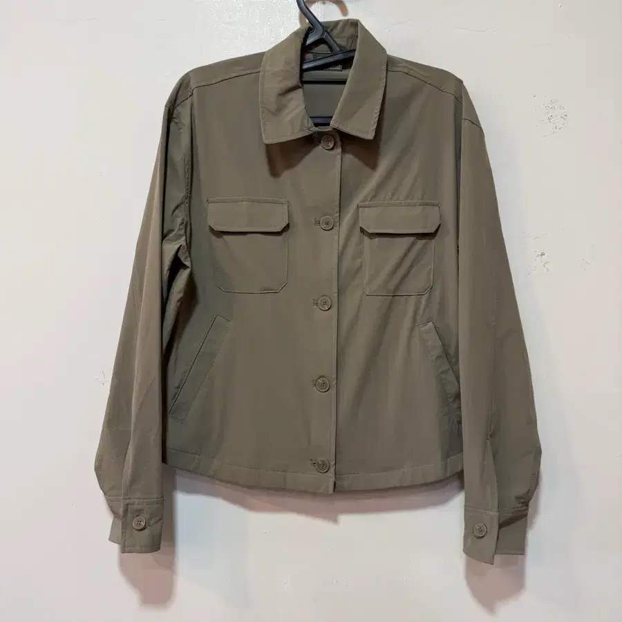 Eddie Bauer 여성 S 카키색 셔츠 자켓
