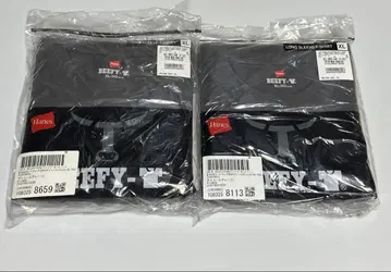 Hanes BEEFY-T 긴팔 티셔츠 XL 2장 세트