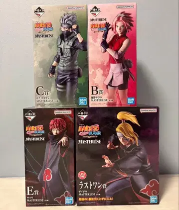 NARUTO 제일복권 아카츠키 피규어 4개