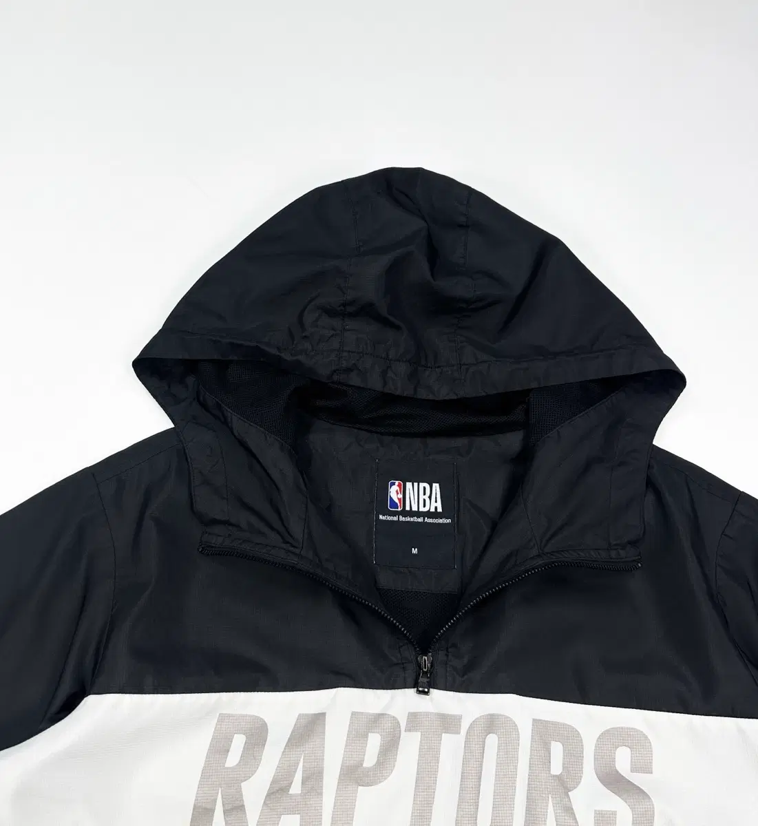 NBA 토론토랩터 블랙 반집업 반팔 바람막이 (M)