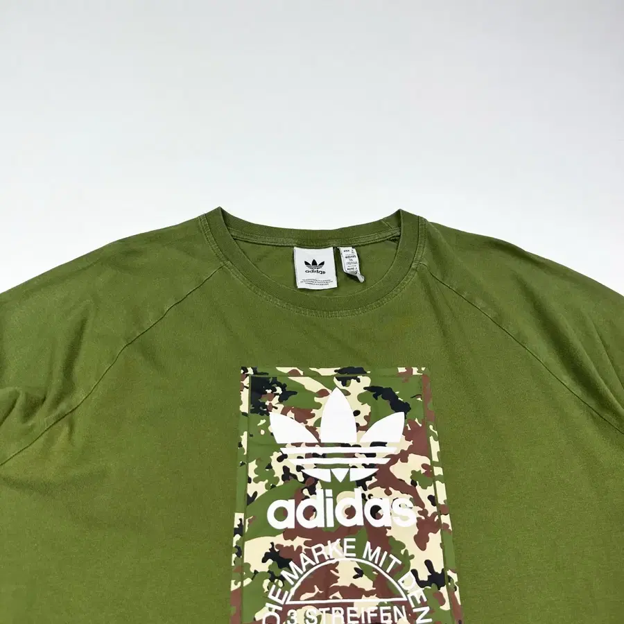 아디다스 카모 밀리터리 카키 반팔티셔츠 (3xl)
