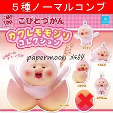 5종 요정 도감 숨겨진 복숭아 요정 컬렉션 노멀 컴프 가챠