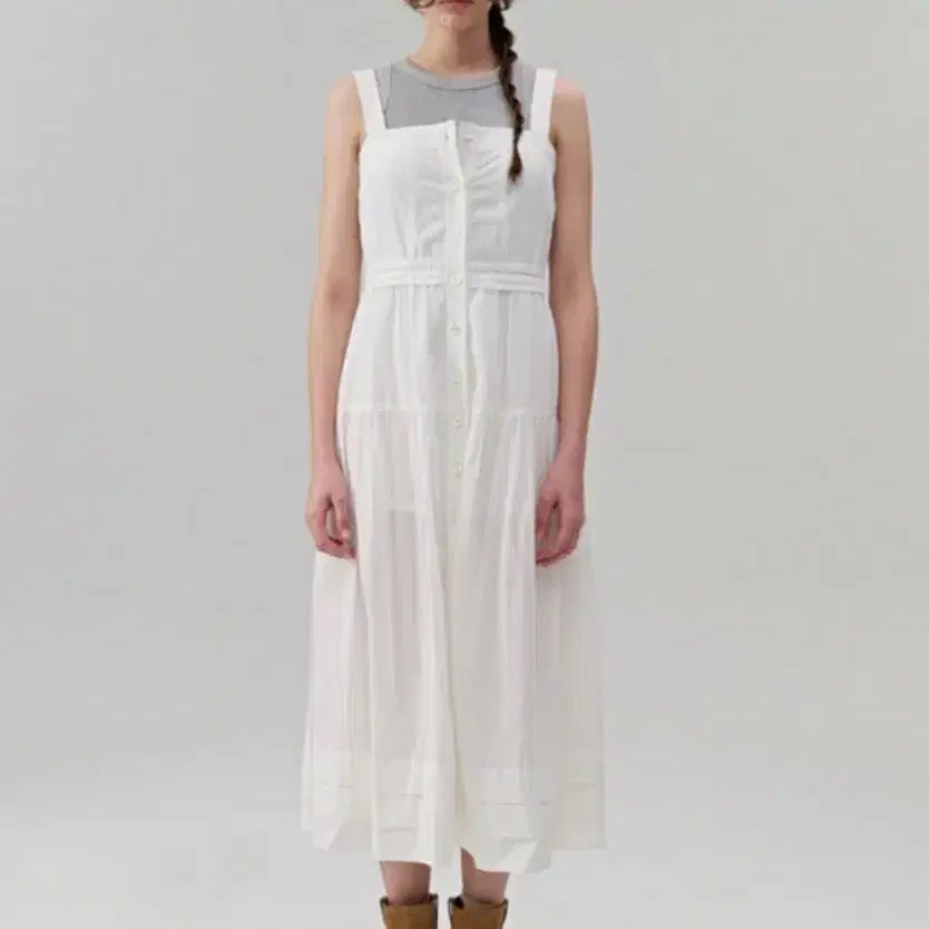 더바넷 버튼업 원피스 (Bennani Button-Up Dress)