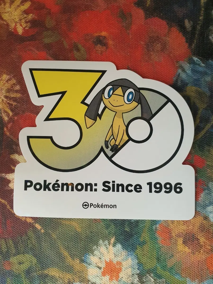 포켓몬 30주년 로고 스티커 목도리키텔
