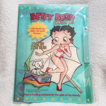 Betty boop 문서 파일 W 클립 파일 편지지 헤이세이 레트로