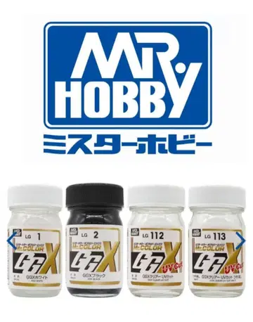 Mr. 컬러 GGX 4색 세트 용제계 아크릴 수지 페인트 60ml
