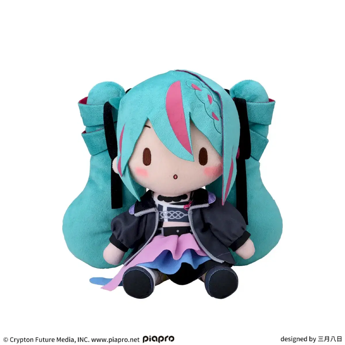 하츠네 미쿠 후와푸치 26cm 봉제인형 펑크 Punk