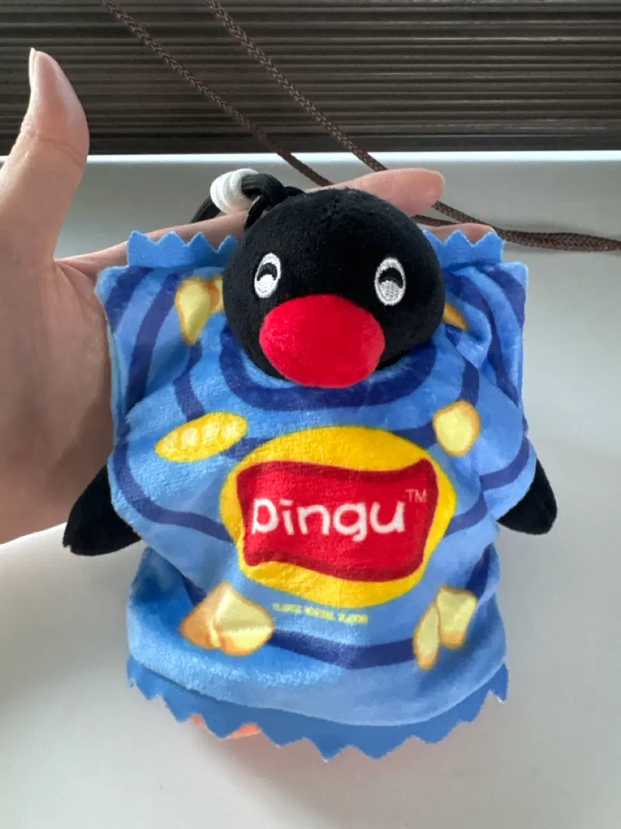 핑구 인형 키링 (과자 모양)