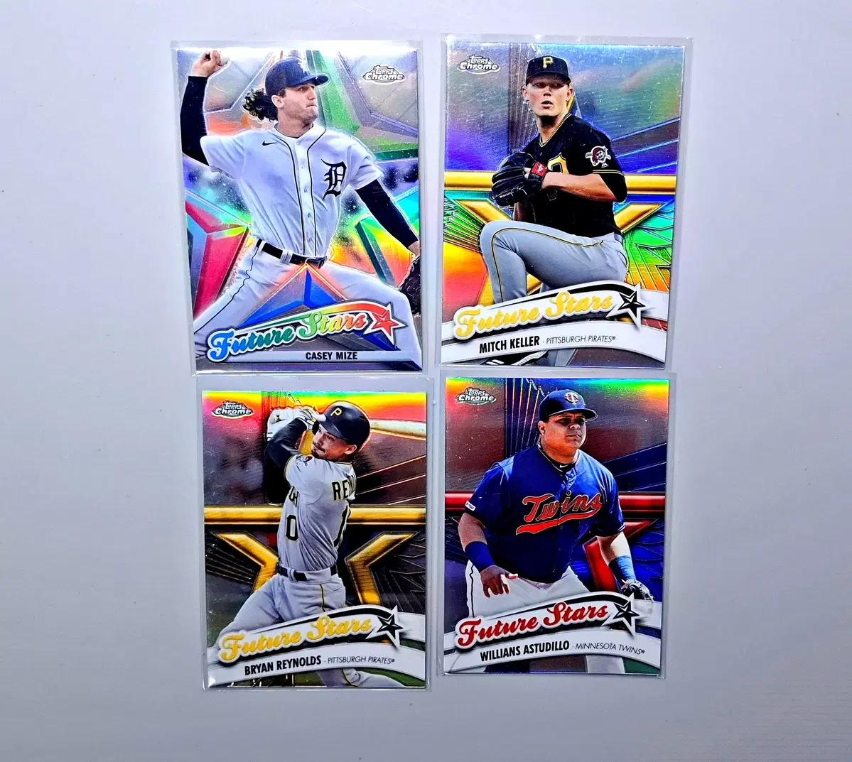MLB 마이즈 레이놀즈 켈러 등 퓨처스타즈 리플 4장 탑스크롬