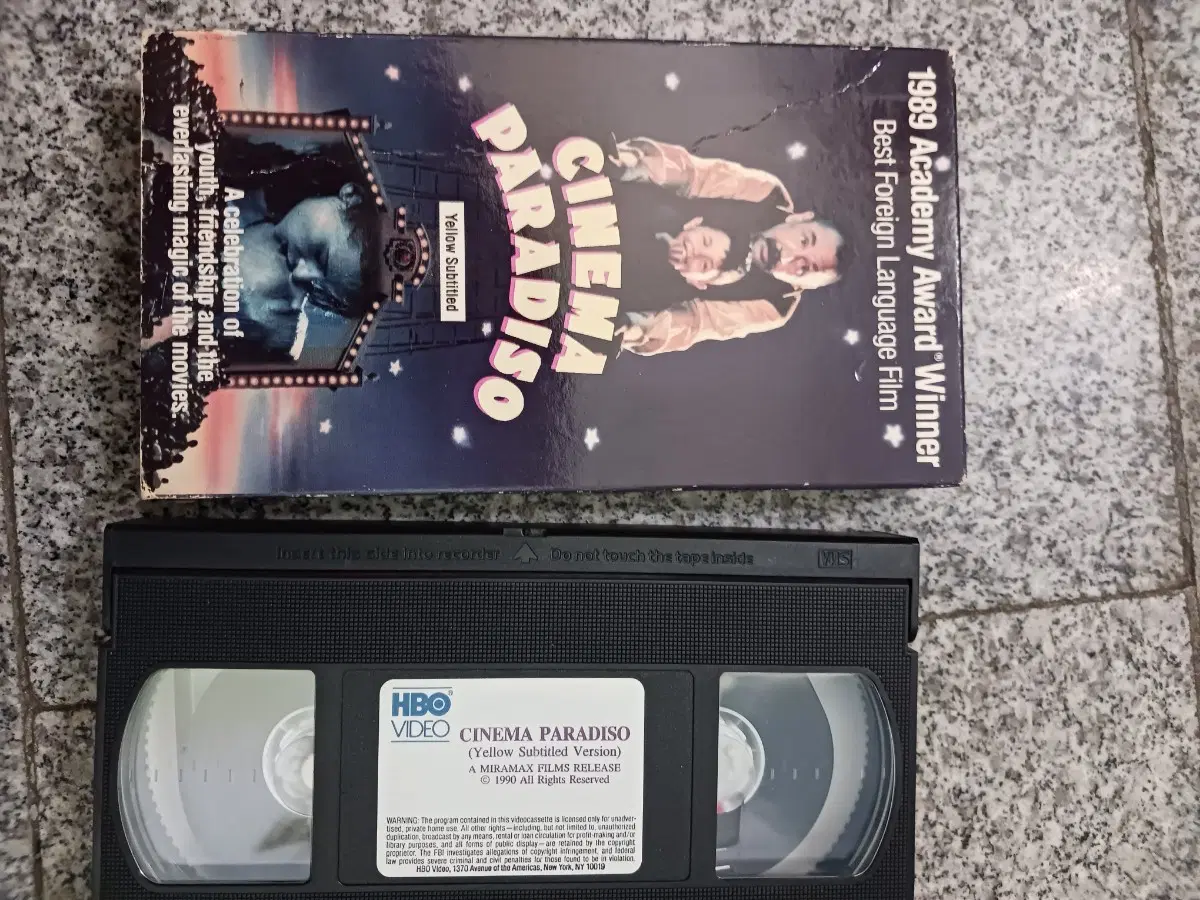 시네마 천국 VHS (옐로우 자막)영어원판