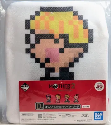 BANDAI SPIRITS 제일복권 MOTHER2 기그의 역습 30th ANNIVERSARY D상 제프 나의 친구 란드리 파우치