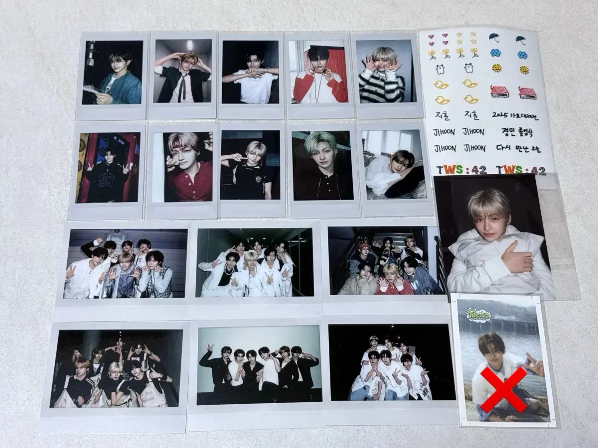 [위버스 특전] 투어스 지훈 2026 셀렉션팩 vol.2 포카10장+스티커